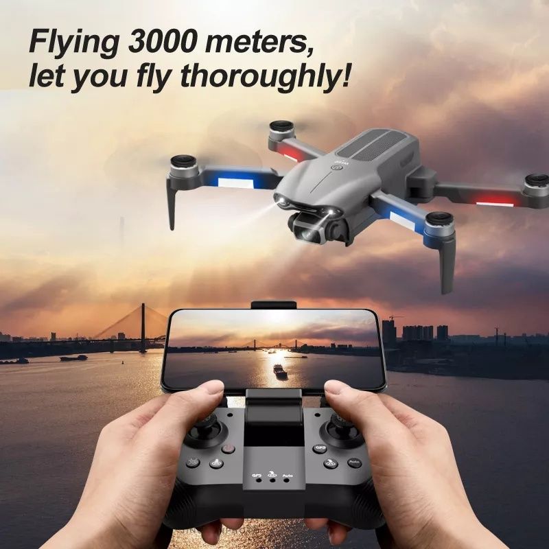 Dron F9 Pro GPS 3km zasięg 2×Kamera Powrót Śledzenie