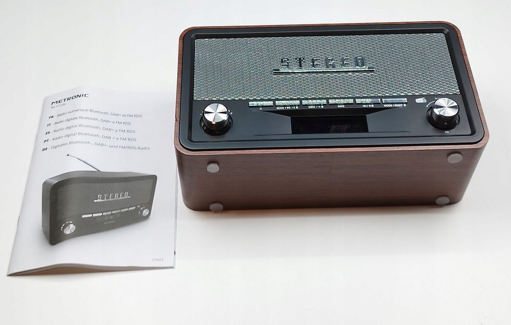 Radio Sieciowo-Bateryjne Am, Dab+, Fm Metronic 477230