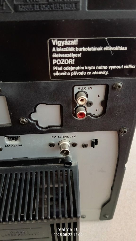 Mini wieża Philips CD, kaseta, radio, przewód zasilający