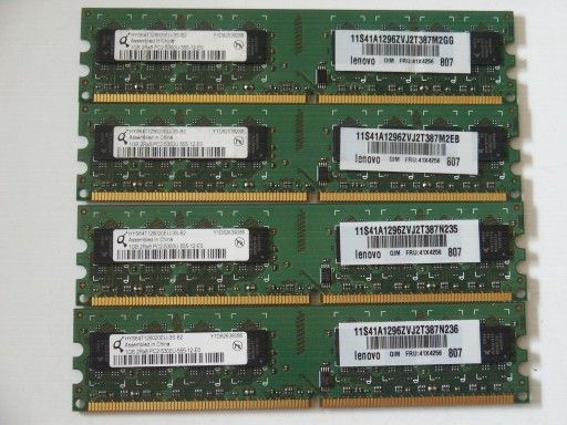 Pamięć DDR2 4GB 667MHz PC5300 Qimonda 2x Dual GW