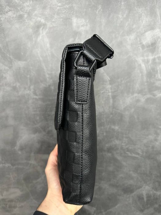 Мужская кожаная сумка Louis Vuitton чоловіча шкіряна барсетка