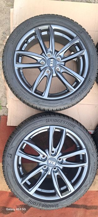4 x Alufelgi Kia Ceed z oponami 17" zima jak nowe