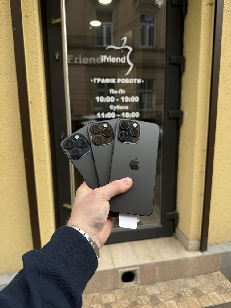 Used/open box Iphone 15 pro max 256/512gb natural 100% ємкості батареї