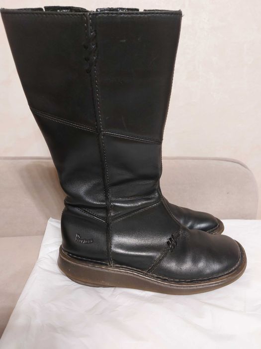 Шикарные кожаные сапоги  Dr Martens оригинал