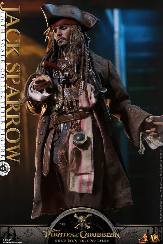 Фигурка 1/6 hot toys dx 15 POTC DMTNT – JACK SPARROW