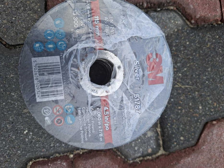 Tarcza do cięcia metalu Silver T41 115x1x22,23 mm 3M 51785