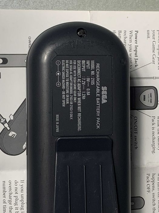 Оригінальні аксесуари для Sega Game Gear