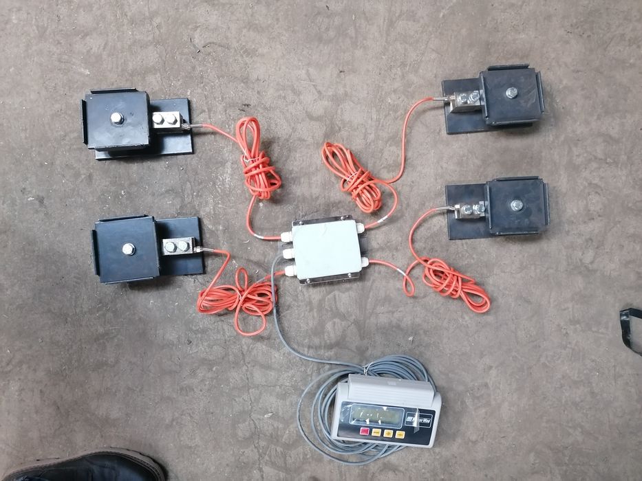 waga pod mieszalnik silos schładzalnik mleka