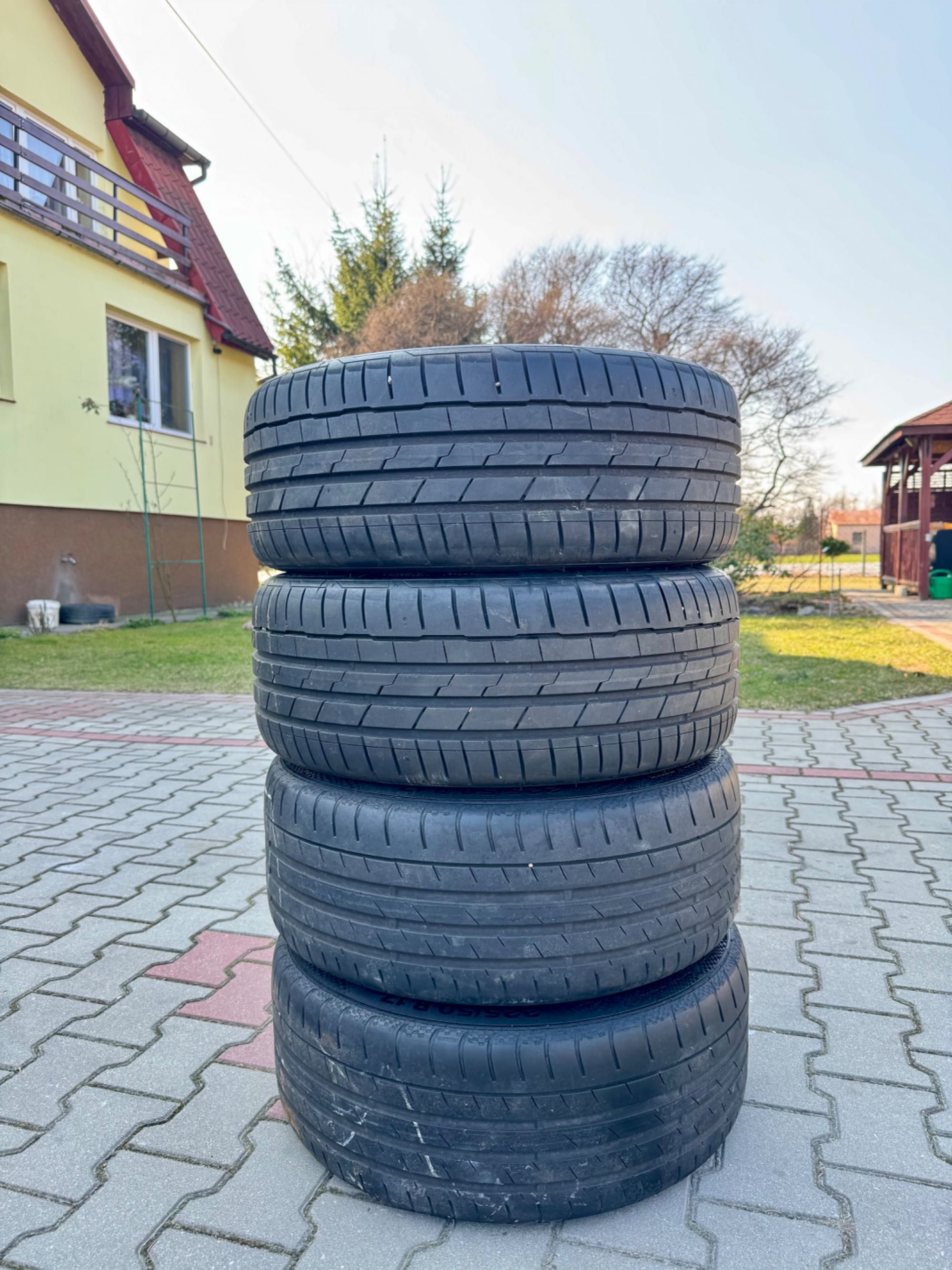 Oryginalne Felgi Aluminiowe Audi A4 17" 5x112  i Opony 225/50R17