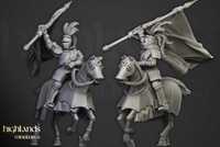 Sunland Knights on Horse #8 Highlands Miniatures Warhammer Old World