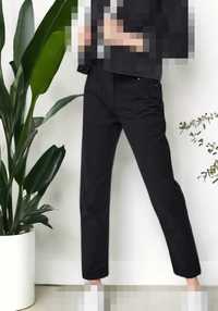 czarne jeansy mom high waist Sinsay 38 M spodnie z wysokim stanem