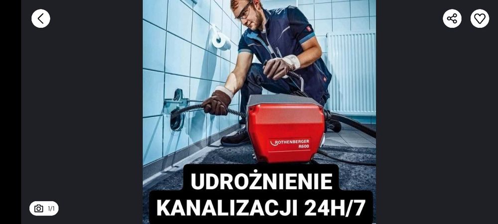 P-Tech 24H/7 Elektryk Hydraulik Udrożnianie kanalizacji Wuko