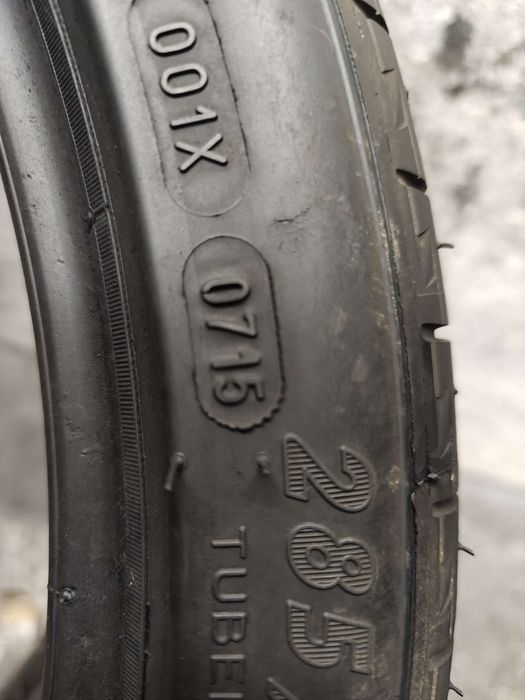 2x 285/30R18 opony letnie Michelin (N506G)