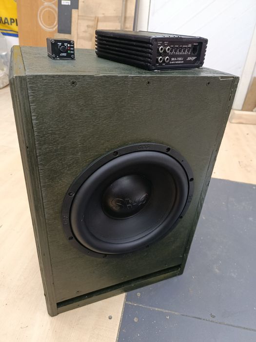 Сабвуфер GAZ MAD 10 в коробі з моноблоком Dynamic state Skif 700.1