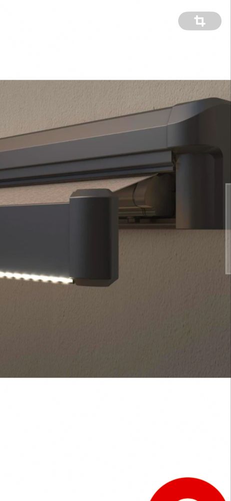 Markiza elektryczna  Solidux 4x3m LED pilot.