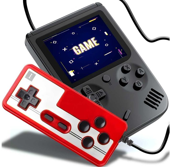 Przenośna MINI RETRO KONSOLA 400 gier gameboy gra + PAD kontroler
