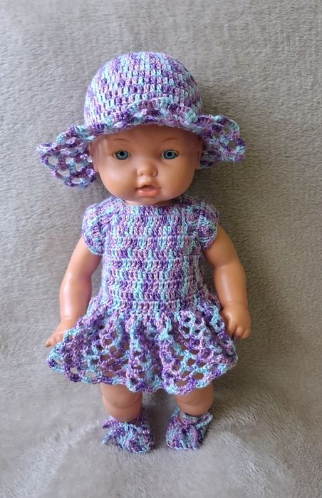 Mikołaj, Gwiazdka. Ubranko dla lalki o wys 30 cm