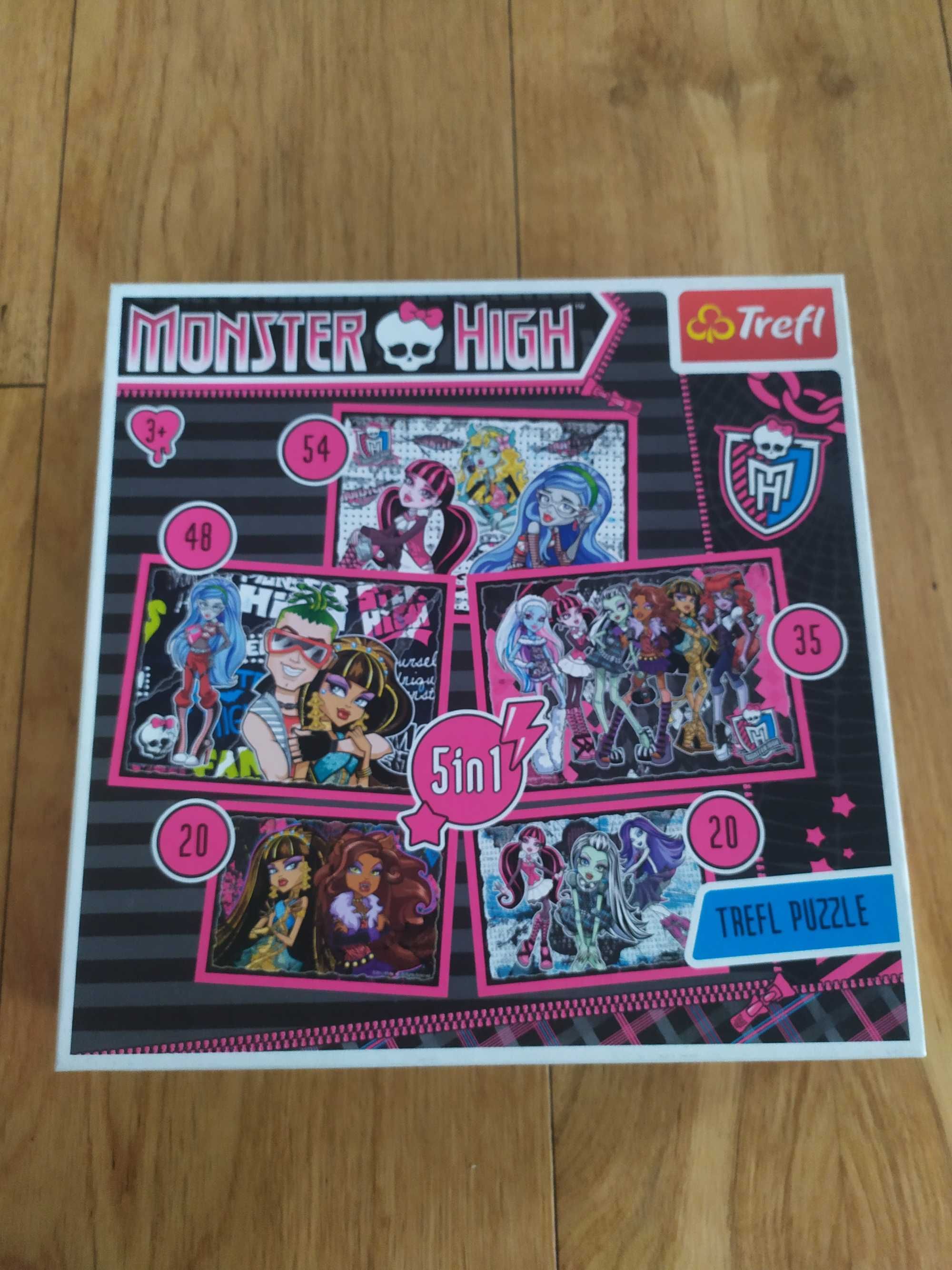 Puzzle monster high 5w1 +gratis