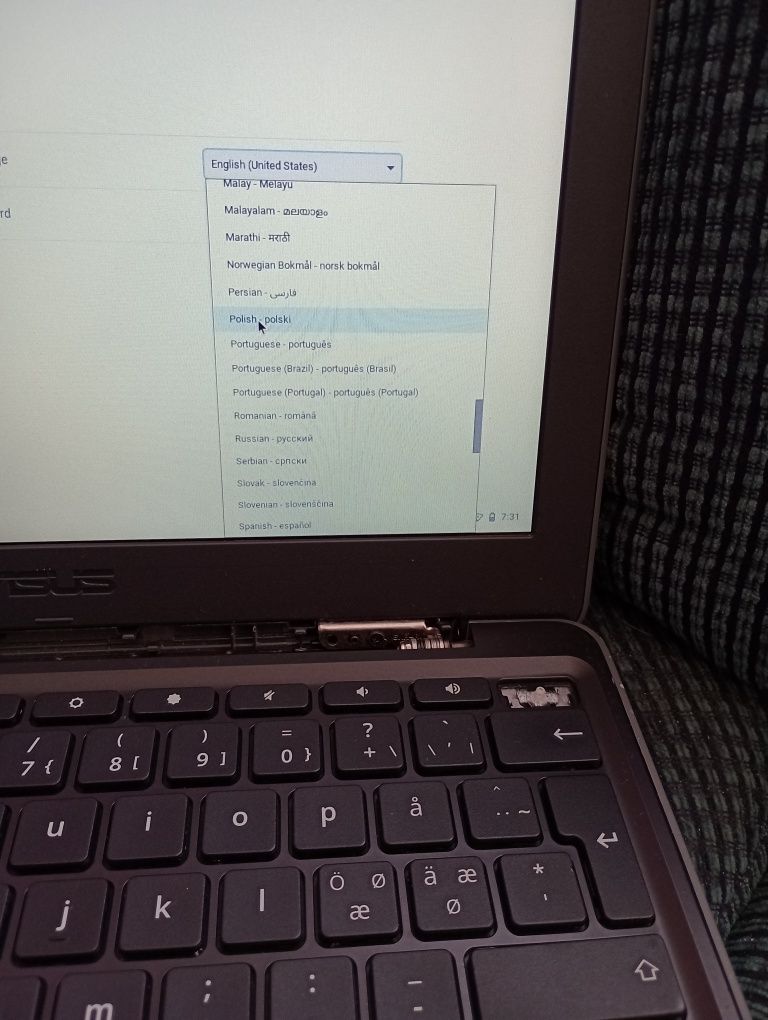 Laptop NOTEBOOK, zestaw 6 sztuk, ASUS C202S.