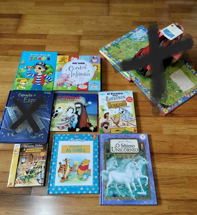 Livros infantis variados