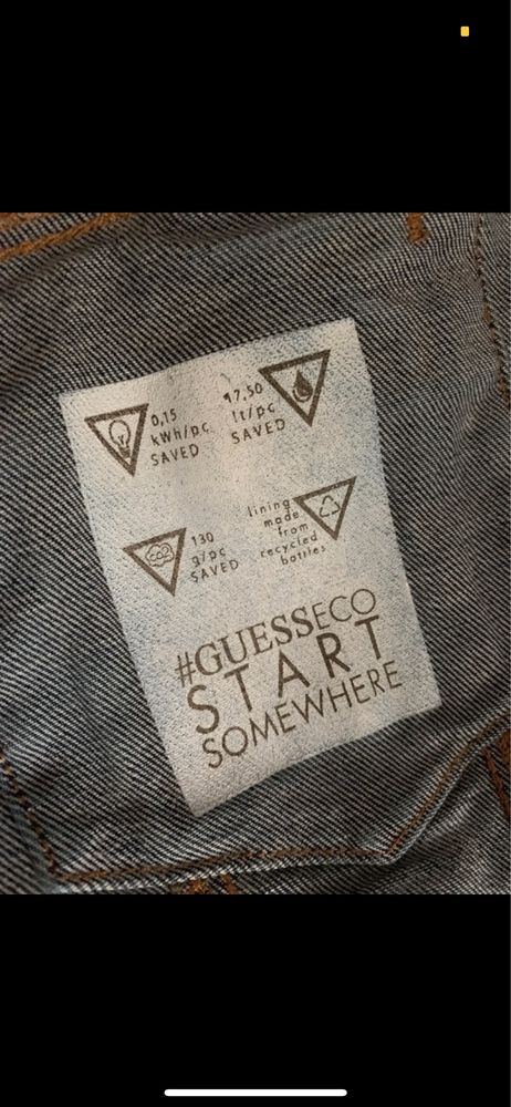 Kurtka jeansowa ramoneska Guess #guesseco