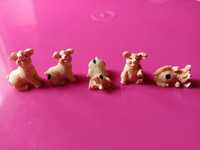 Zestaw świnek świnki świnka miniaturki  kolekcja 5 sztuk świnka