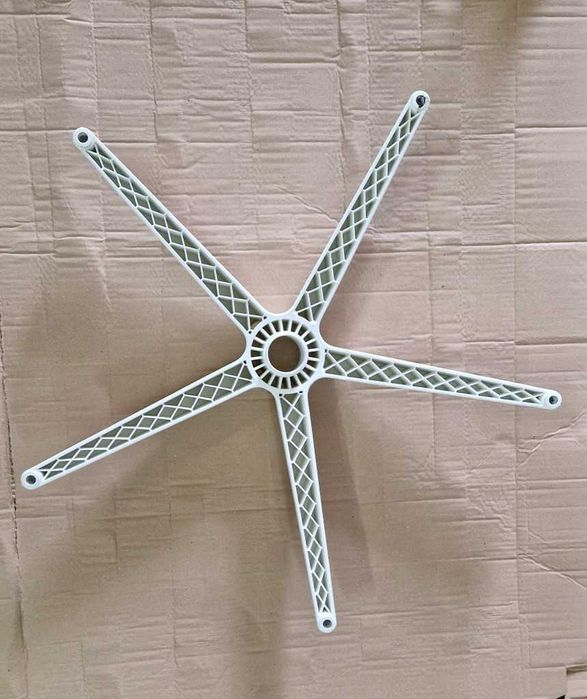 Podstawa do fotela biurowego tworzywo biała 680mm