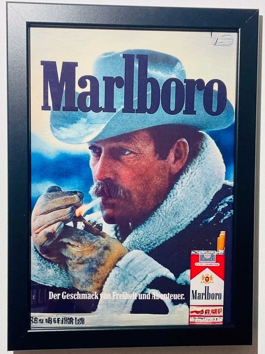 Plakat w ramce Marlboro Cowboy dekoracja western prezent vintage