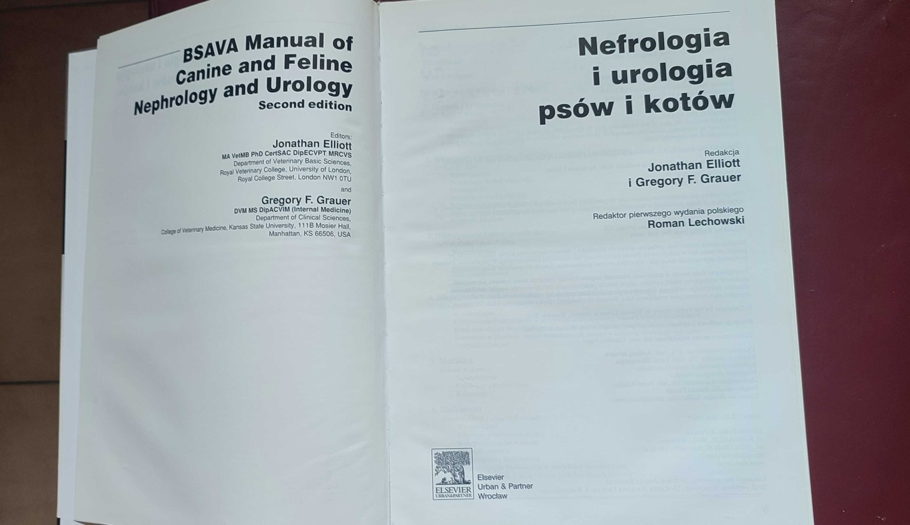 Nefrologia i urologia psów i kotów Elliott Grauer