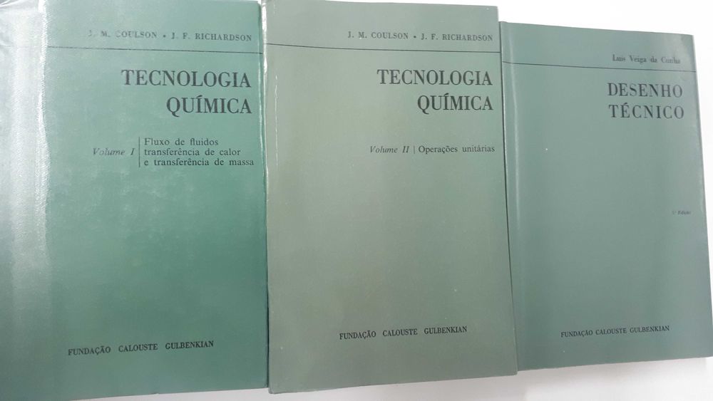 Química Orgânica, Inorgânica, Tecnologia Química I,II, Desenho Técnico