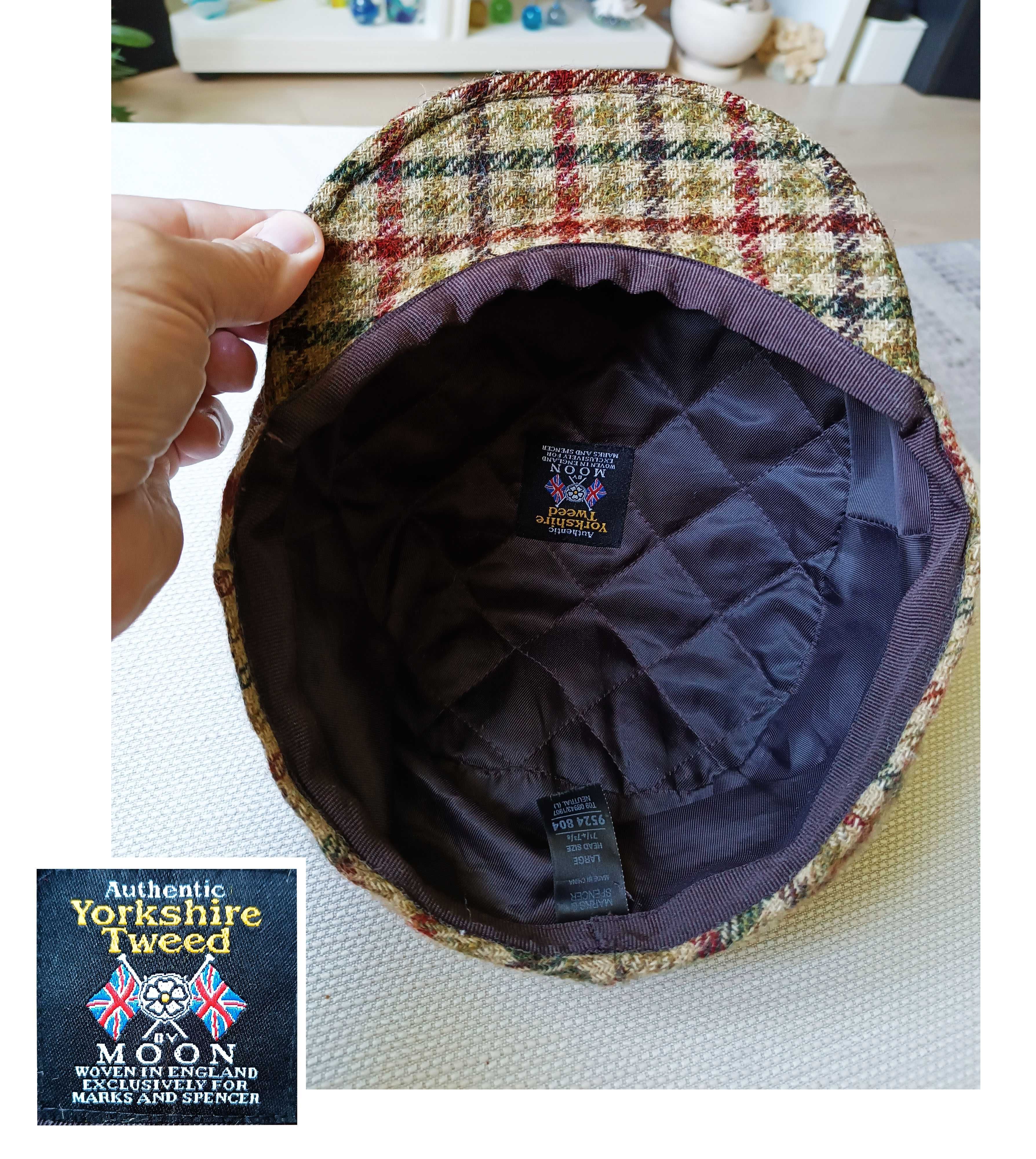 Кепка MOON Yorkshire Tweed Англия. Жиганка хулиганка восьмиклинка