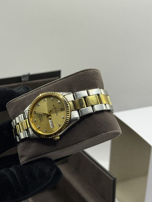 Bulova Eminence Diamond dial 36MM Quartz rzadki zegarek