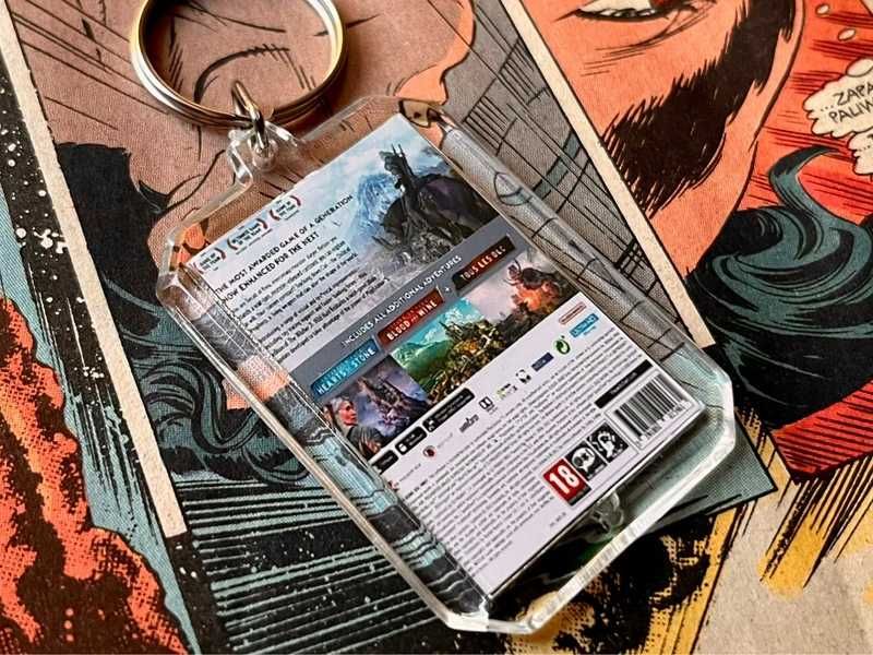 Brelok dwustronny Wiedźmin 3 Complete Edition - PS5