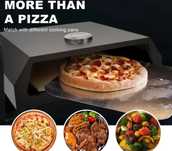 Forno de Pizza Portátil para Grelhador – Ideal para Campismo, Terraço,