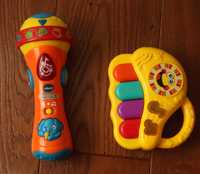 Vtech muzyczny mikrofon smyk plus pianinko