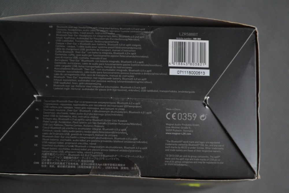 Безпровідні навушники Magnat LZR 588 BT Bluetooth Нові