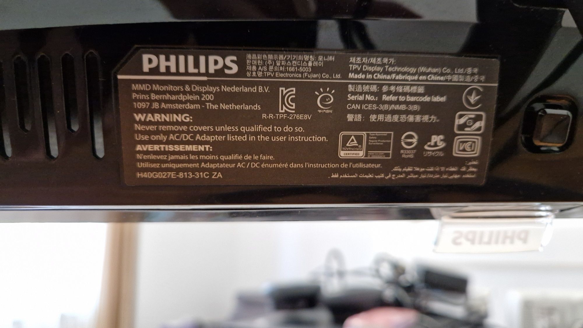 Monitor 4K Philips 276E 27 cali