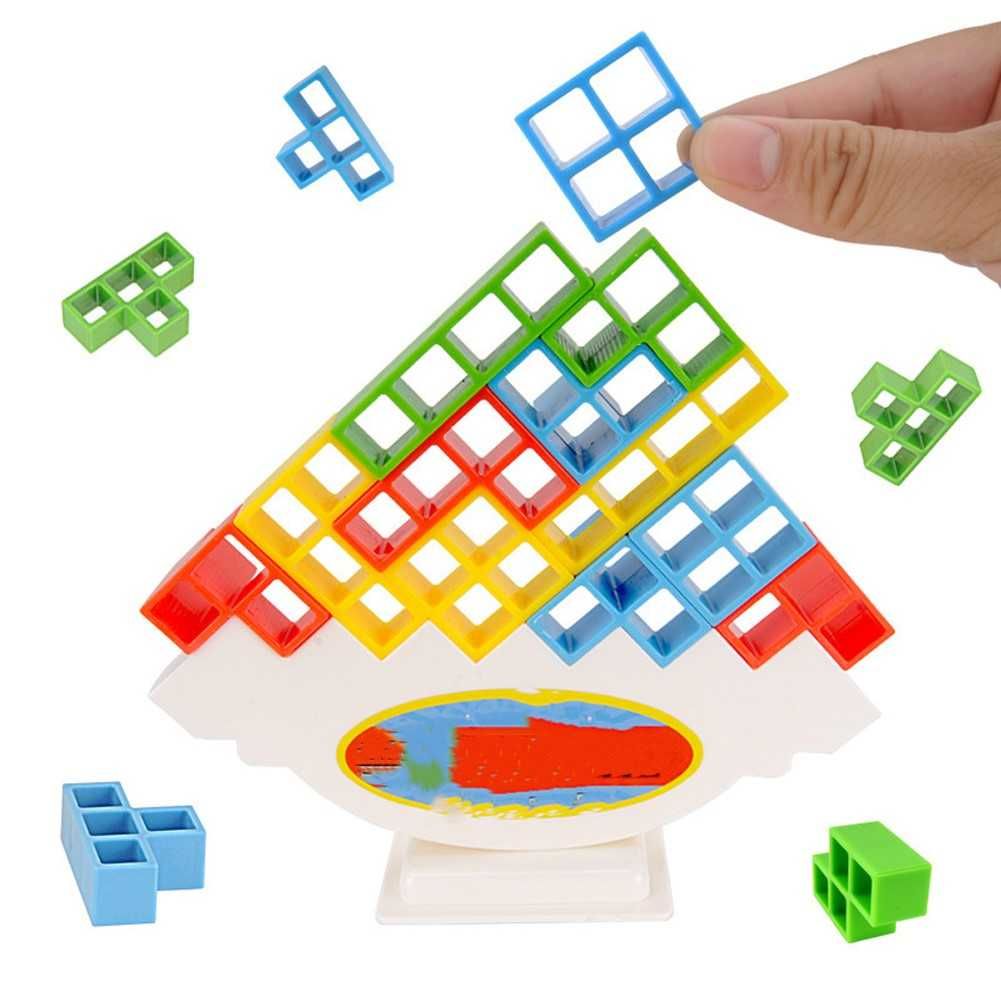 Jogo de tabuleiro para festas , Tetris Balance, Building Block Toys