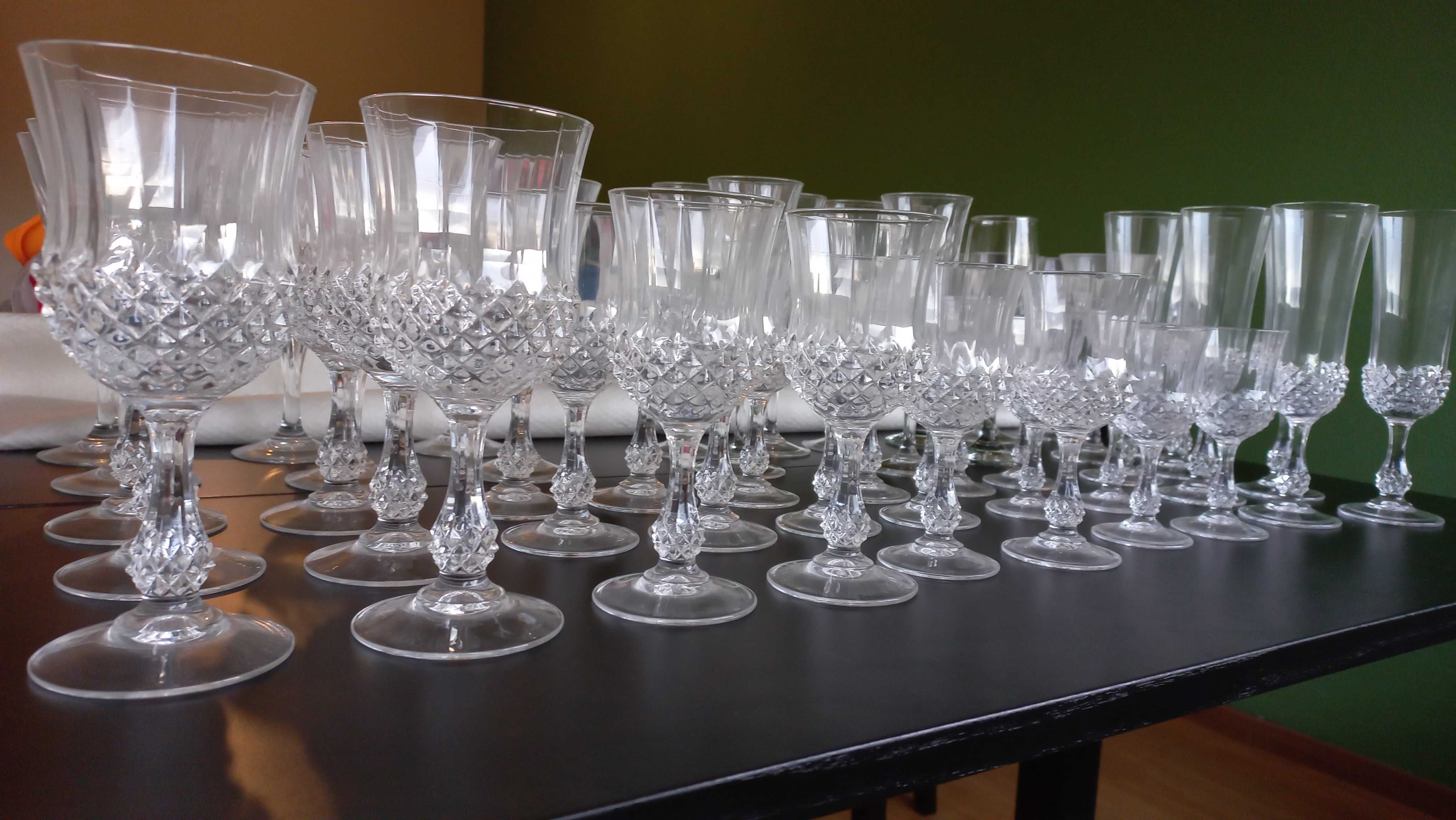 Copos de cristal