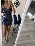Sukienka maxi cekiny Asos 34 XS mini Asos