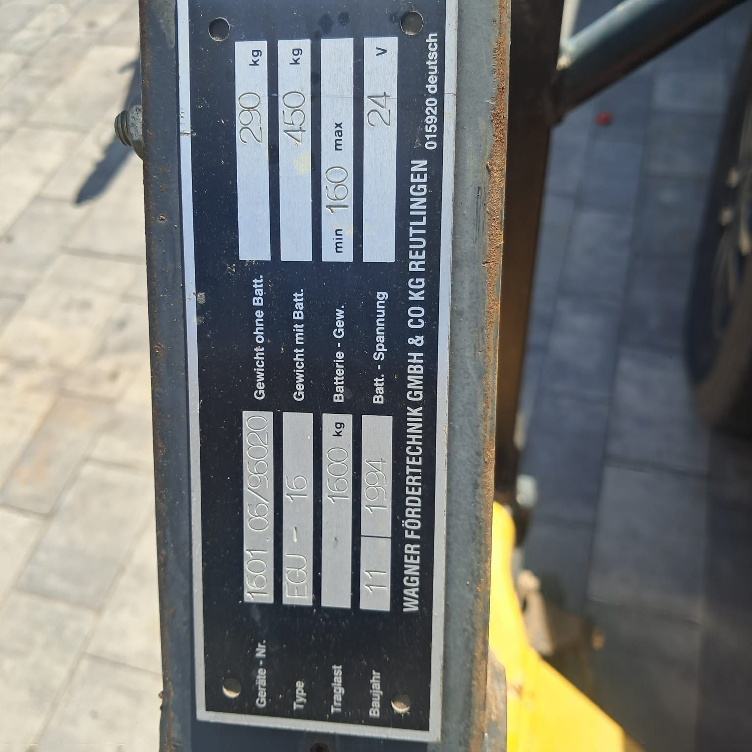 Wózek paletowy elektryczny Linde  t20