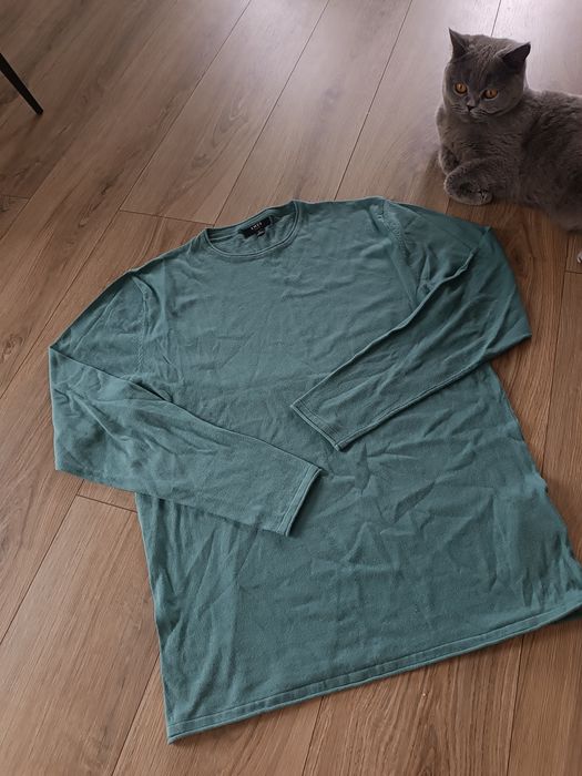 Bawełniany Sweter męski new yorker smog rozmiar L slim fit