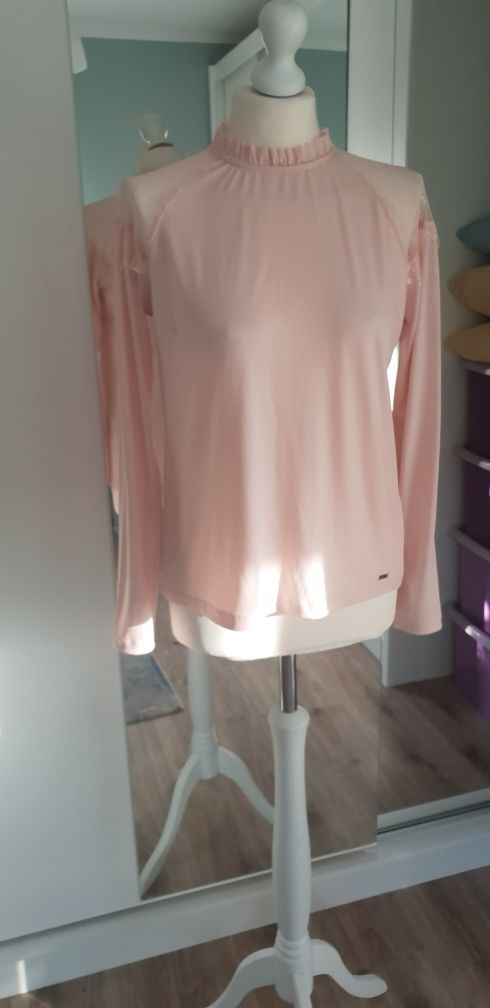 Bluzka nowa kolor puderek XS
