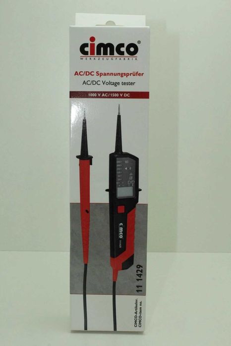 Wskażnik napięcia, tester, cimco 111429 + bezdotykowy próbnik napięcia