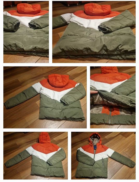 Kurtka zimowa 158/164 S JACK & JONES puch syntetyczny nie zbija się