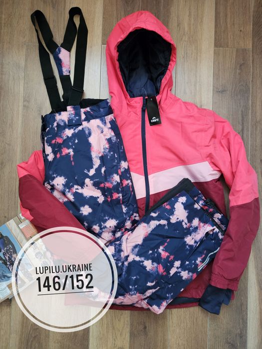 Crivit 146/152 термо лижний костюм комплект зимовий комбінезон дитячий