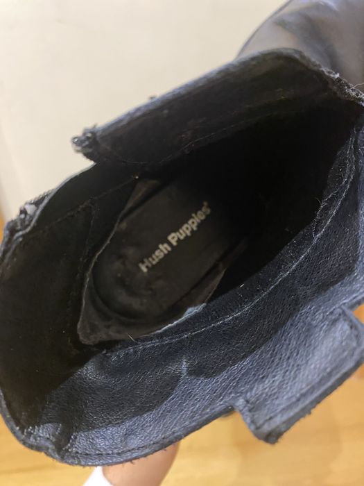 Botins de pele da Hush Puppies