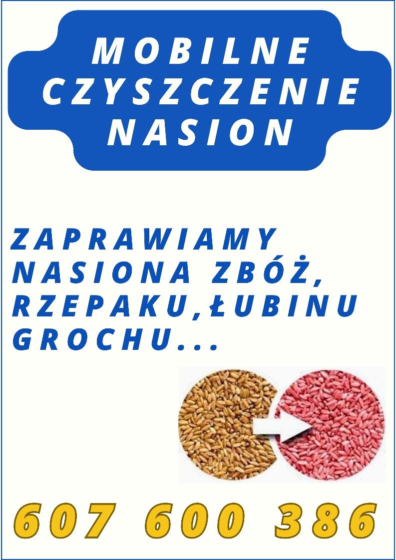 Czyszczenie zboża, nasion, Mobile Czyszczenie
