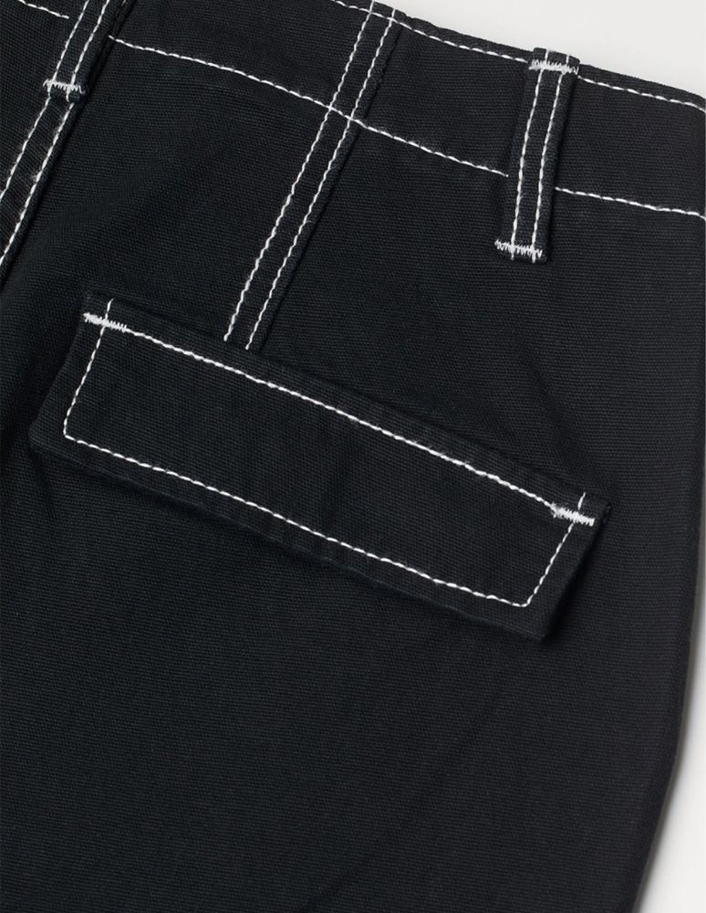 Чорні джинси H&M з білими швами