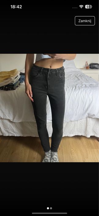 Rurki H&M w26 spodnie jeansy